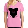 Ladies Core Cotton V Neck Tee Thumbnail