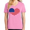Ladies Core Cotton V Neck Tee Thumbnail