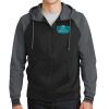 Sport Wick ® Varsity Fleece Full Zip Hooded Jacket Thumbnail