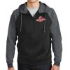 Sport Wick ® Varsity Fleece Full Zip Hooded Jacket Thumbnail