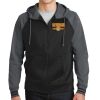 Sport Wick ® Varsity Fleece Full Zip Hooded Jacket Thumbnail