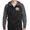 Sport Wick ® Varsity Fleece Full Zip Hooded Jacket Thumbnail