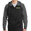 Sport Wick ® Varsity Fleece Full Zip Hooded Jacket Thumbnail