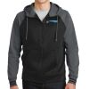 Sport Wick ® Varsity Fleece Full Zip Hooded Jacket Thumbnail