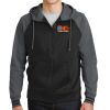Sport Wick ® Varsity Fleece Full Zip Hooded Jacket Thumbnail