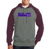 Raglan Colorblock Pullover Hooded Sweatshirt Thumbnail