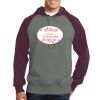 Raglan Colorblock Pullover Hooded Sweatshirt Thumbnail
