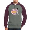 Raglan Colorblock Pullover Hooded Sweatshirt Thumbnail